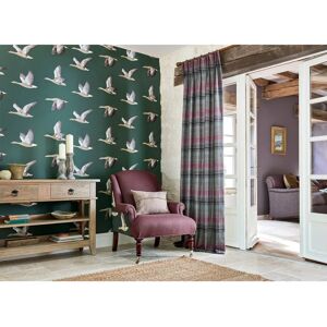 Sanderson Elysian Geese Wallpaper - Wide width, hand-drawn geese, chalky background Sanderson Elysian Geese Wallpaper - Wide width, hand-drawn geese, chalky background