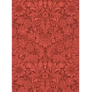 Morris & Co. Tapete Sunflower - Schokolade/Rot Morris & Co. Tapete Sunflower - Schokolade/Rot