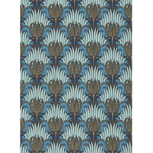 Morris & Co. Tulpen & Vogel Tapete - Arts & Crafts Stil Morris & Co. Tulpen & Vogel Tapete - Arts & Crafts Stil