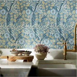 Morris & Co. Tapete Honeysuckle & Tulip - Woad/Thyme - Wallpaper Morris & Co. Tapete Honeysuckle & Tulip - Woad/Thyme - Wallpaper