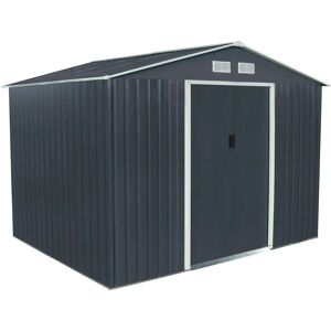 Charles Bentley Apex Metal Garden Shed (9 x 6ft) Charles Bentley Apex Metal Garden Shed (9 x 6ft)