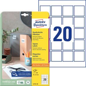 Avery L7171 Self-Adhesive Label White - 100 pcs Avery L7171 Self-Adhesive Label White - 100 pcs