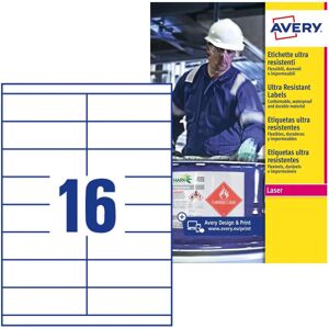 Avery Heavy Duty Ultra Resistant Label 52x74mm - Labels Avery Heavy Duty Ultra Resistant Label 52x74mm - Labels