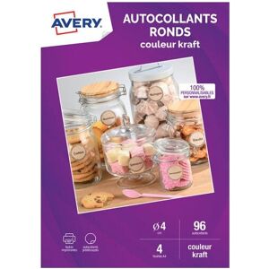 Avery C9422K-4 Öntapadós kör címkék - 96 darab - Színes Avery C9422K-4 Öntapadós kör címkék - 96 darab - Színes