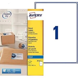 Étiquettes d'expédition blanches Avery J8167-15 - Étiquettes d'expédition - Publicité Étiquettes d'expédition blanches Avery J8167-15 - Étiquettes d'expédition - Publicité