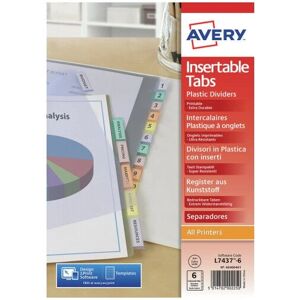 Carta per stampanti Avery 05611501 - Colori assortiti - A4 Carta per stampanti Avery 05611501 - Colori assortiti - A4