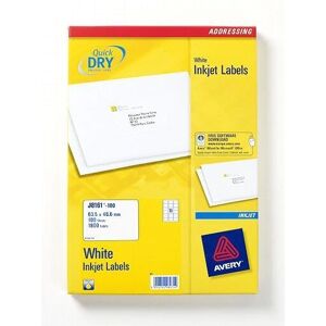 Avery J8161-100 White Labels - Labels Avery J8161-100 White Labels - Labels