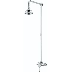 Bristan Colonial Exposed Thermostatic Shower Valve Fixed Head Chrome - Shower Valve Bristan Colonial Exposed Thermostatic Shower Valve Fixed Head Chrome - Shower Valve
