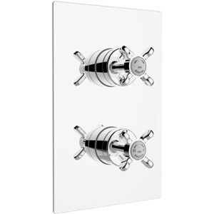 Bristan 1901 Thermostatic Recessed Dual Control Shower Valve - Chrome Bristan 1901 Thermostatic Recessed Dual Control Shower Valve - Chrome