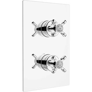 Bristan 1901 Thermostatic Recessed Dual Control Shower Valve - Chrome Bristan 1901 Thermostatic Recessed Dual Control Shower Valve - Chrome