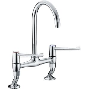 Bristan Val2 Long Lever Bridge Deck Sink Mixer - Kitchen Tap Bristan Val2 Long Lever Bridge Deck Sink Mixer - Kitchen Tap