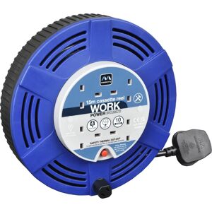 Masterplug LCT1510/4R 15m Blue 4-Socket Cable Reel Masterplug LCT1510/4R 15m Blue 4-Socket Cable Reel