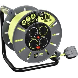 Masterplug PRO-XT Open Cable Reel 240V 13A 50m Masterplug PRO-XT Open Cable Reel 240V 13A 50m