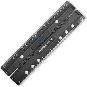 Filofax Ricambio A5 Perforator - Hole Punch, 6-hole, Double-sided ruler Filofax Ricambio A5 Perforator - Hole Punch, 6-hole, Double-sided ruler