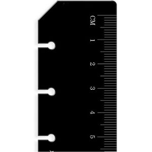 Règle noire mince Filofax 133609 - Règle - Publicité Règle noire mince Filofax 133609 - Règle - Publicité