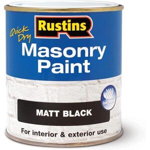Rustins Rustins Masonry Paint Black - Masonry Paint Rustins Rustins Masonry Paint Black - Masonry Paint