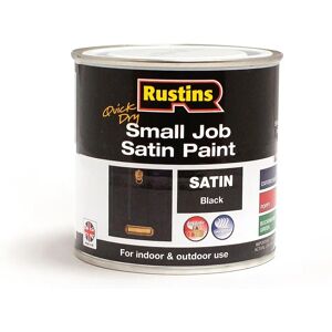 Peinture Satinée Noire Rustins 250ml - Petits Travaux - Publicité Peinture Satinée Noire Rustins 250ml - Petits Travaux - Publicité