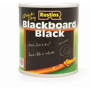 Rustins Black Paint - Quick Drying Blackboard - 500ml Rustins Black Paint - Quick Drying Blackboard - 500ml