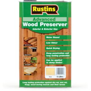 Rustins Rustins AWCL5000 - Deep Penetrating Clear Wood Preserver Rustins Rustins AWCL5000 - Deep Penetrating Clear Wood Preserver