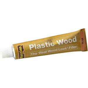 Rustins Rustins Tube en Bois Plastique Teak - Mastic à bois étanche - Publicité Rustins Rustins Tube en Bois Plastique Teak - Mastic à bois étanche - Publicité