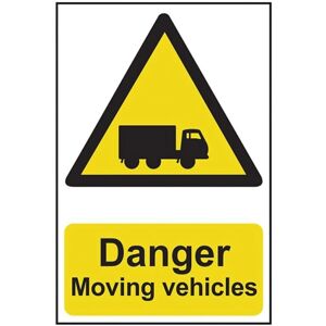 Scan Danger Moving Vehicles - PVC 400 x 600mm - Safety Sign Scan Danger Moving Vehicles - PVC 400 x 600mm - Safety Sign
