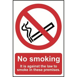 Scan SCA0567 No Smoking Sign - Safety Sign - 200x300mm Scan SCA0567 No Smoking Sign - Safety Sign - 200x300mm