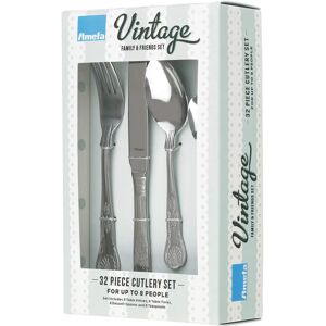 Amefa Vintage Kings 32 Piece Cutlery Set - Cutlery Set Amefa Vintage Kings 32 Piece Cutlery Set - Cutlery Set