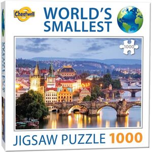 Cheatwell Games World's Smallest Jigsaw Puzzle - Prague Bridges - 1000 Pieces Cheatwell Games World's Smallest Jigsaw Puzzle - Prague Bridges - 1000 Pieces