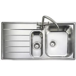 Rangemaster OL9852 Stainless Steel Sink - Rectangular, 1.5 Bowls Rangemaster OL9852 Stainless Steel Sink - Rectangular, 1.5 Bowls