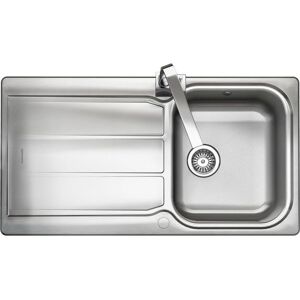 Rangemaster Glendale Stainless Steel Kitchen Sink - Single Bowl, Reversible Drainer Rangemaster Glendale Stainless Steel Kitchen Sink - Single Bowl, Reversible Drainer