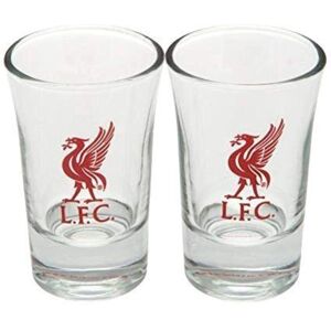 Liverpool FC Liverpool Pack de 2 verres à shot - Verres avec l'emblème de Liverpool FC - Publicité Liverpool FC Liverpool Pack de 2 verres à shot - Verres avec l'emblème de Liverpool FC - Publicité