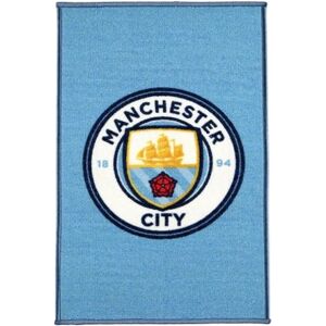 Tapis Manchester City - Blason, Antidérapant, Lavable - Publicité Tapis Manchester City - Blason, Antidérapant, Lavable - Publicité
