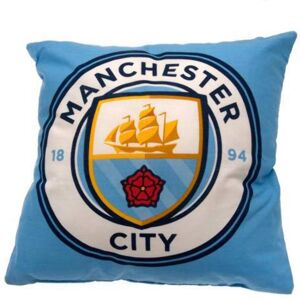 Coussin du blason du Manchester City FC Bleu Ciel - Décoration intérieure - Publicité Coussin du blason du Manchester City FC Bleu Ciel - Décoration intérieure - Publicité