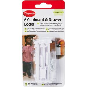 Clippasafe Child Safety Cupboard Locks - Safety Locks Clippasafe Child Safety Cupboard Locks - Safety Locks