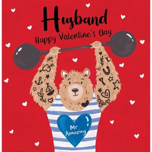 Woodmansterne - Mr Amazing Bear Hugs - Valentine - Greeting Card Woodmansterne - Mr Amazing Bear Hugs - Valentine - Greeting Card