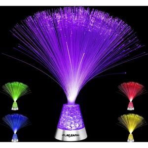 Playlearn Fibre Optic Colour Changing Lamp - 4 Colours - 13 Inch Mood Light Playlearn Fibre Optic Colour Changing Lamp - 4 Colours - 13 Inch Mood Light