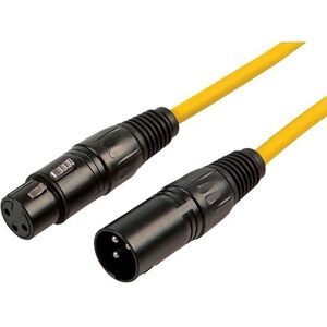 Kenable 005970 Audio Cable - 1.5m XLR (3-pin) Yellow Kenable 005970 Audio Cable - 1.5m XLR (3-pin) Yellow