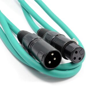 Câble audio Kenable 005971 - 1,5 m XLR Vert - Publicité Câble audio Kenable 005971 - 1,5 m XLR Vert - Publicité