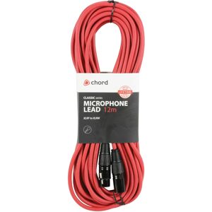 Chord Electronics 190.108UK Audio Cable - 12m, Red, XLR Chord Electronics 190.108UK Audio Cable - 12m, Red, XLR