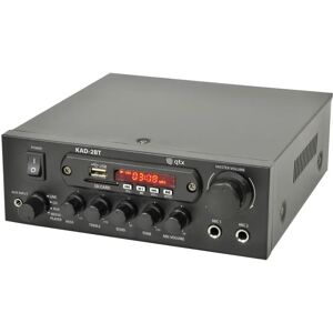 QTX Kad-2bt Bluetooth Stereo Amplifier - 55W - Media Playback QTX Kad-2bt Bluetooth Stereo Amplifier - 55W - Media Playback