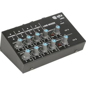 Qtx LM82 - Mini Line Level Mixer - 8 Channels - Stereo Qtx LM82 - Mini Line Level Mixer - 8 Channels - Stereo