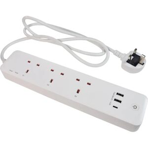 Mercury Model 429.952uk Wireless Remote Control Power Strip - USB Charging Mercury Model 429.952uk Wireless Remote Control Power Strip - USB Charging