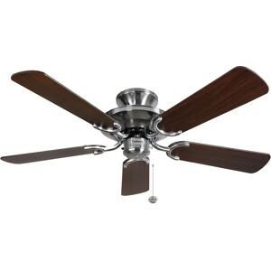Fantasia Steel/Dark Oak Ceiling Fan Mayfair - 107cm - Ceiling Fan Fantasia Steel/Dark Oak Ceiling Fan Mayfair - 107cm - Ceiling Fan