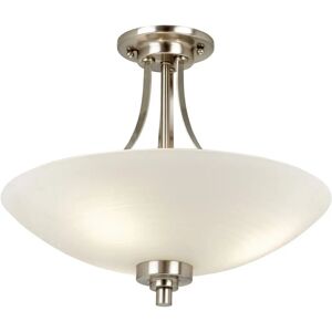Endon Lighting Welles 3 Light Satin Chrome Ceiling Light - Ceiling Light Endon Lighting Welles 3 Light Satin Chrome Ceiling Light - Ceiling Light
