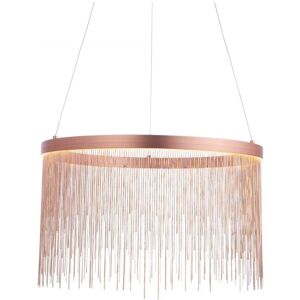 Endon Zelma LED Pendant Light - Copper Chain Waterfall Effect - 45cm Endon Zelma LED Pendant Light - Copper Chain Waterfall Effect - 45cm