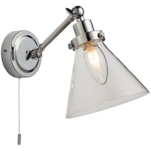 Endon Lighting Endon Faraday Single Light Bathroom Wall Fitting - Chrome - G9 - Bathroom Light Endon Lighting Endon Faraday Single Light Bathroom Wall Fitting - Chrome - G9 - Bathroom Light