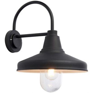 Endon Farmhouse Outdoor Dome Wall Light - Vintage Black, E27, 10W Endon Farmhouse Outdoor Dome Wall Light - Vintage Black, E27, 10W