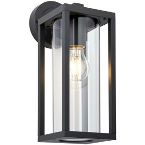 Lanterna da Parete Esterna Endon Hamden - Nero - Moderno - E27 - 10W - IP44 Lanterna da Parete Esterna Endon Hamden - Nero - Moderno - E27 - 10W - IP44