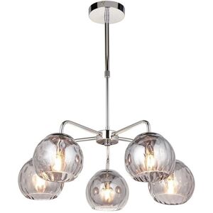 Endon Lighting Dimple Multi Arm Chrome Ceiling Lamp - Modern Classic Style Endon Lighting Dimple Multi Arm Chrome Ceiling Lamp - Modern Classic Style