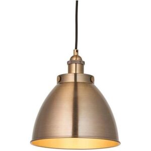 Netlighting Franklin Single Pendant Ceiling Lamp - Antique Brass - Steel - E27 - Dimmable Netlighting Franklin Single Pendant Ceiling Lamp - Antique Brass - Steel - E27 - Dimmable
